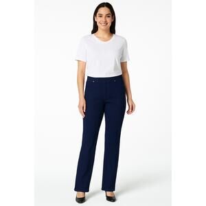 Isaac Mizrahi Live! Divine Denim Tall Pull On Straight Jean size 14T NWOT